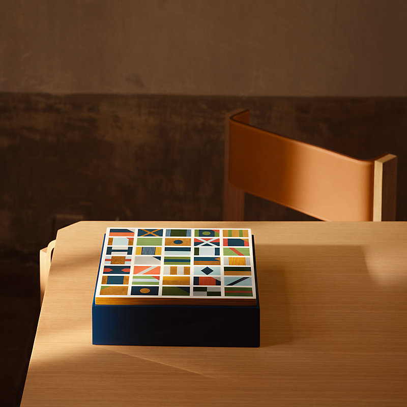 Theoreme Hippique Graphique box, large model | Hermès USA